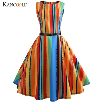 KANCOOLD Dress Women Vintage Printing Bodycon Sleeveless Dress Casual Evening Party Prom Swing fashion new Dress women 2019JAN30
KANCOOLD Dress Women Vintage Printing Bodycon Sleeveless Dress Casual Evening Party Prom Swing fashion new Dress women 2019JAN30