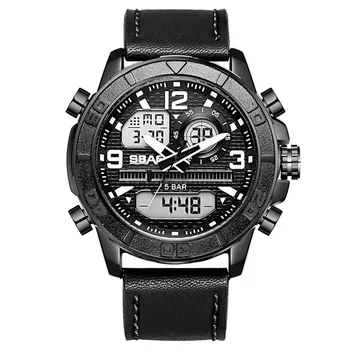 SBAO Fashion Luxury Brand Men's Dual Display Wristwatch Outdoor Waterproof Rotating Outer Disk Multi Function Electronic Watches
SBAO Fashion Luxury Brand Men's Dual Display Wristwatch Outdoor Waterproof Rotating Outer Disk Multi Function Electronic Watches