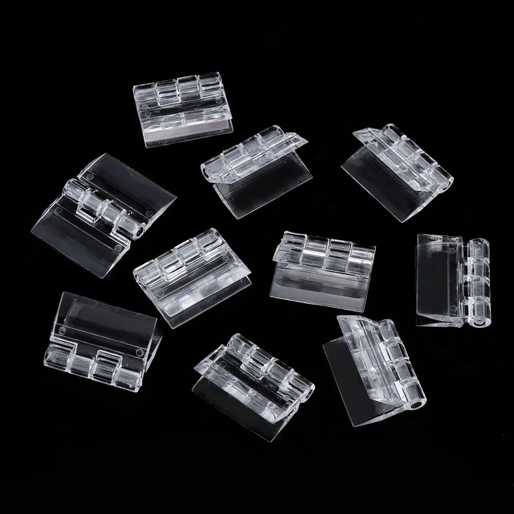10 Pcs Brand New Practical Durable Transparent Plastic Folding Hinges Durable Clear Acrylic Furniture Hinge Tools
10 Pcs Brand New Practical Durable Transparent Plastic Folding Hinges Durable Clear Acrylic Furniture Hinge Tools