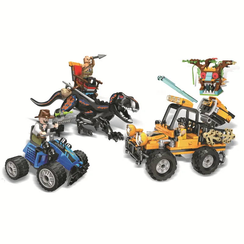 440Pcs Jurassic Dinosaurs World Park 2 Catching Dinosaur Truck Car Set Building Block Kid Toy Gift Compatible Legoing
440Pcs Jurassic Dinosaurs World Park 2 Catching Dinosaur Truck Car Set Building Block Kid Toy Gift Compatible Legoing