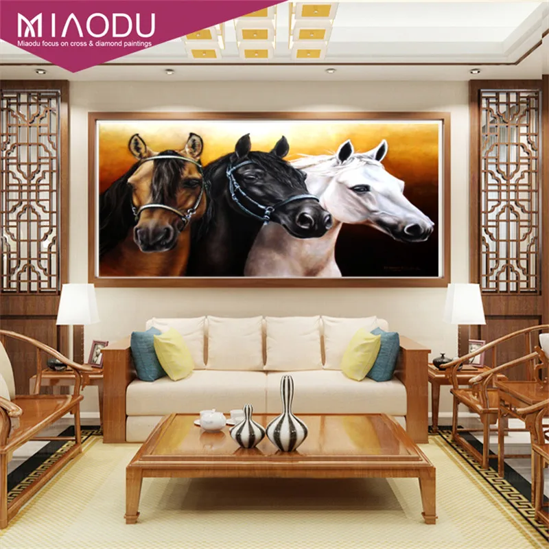 Miaodu Office Classic Mural 5D DIY Diamond Painting Full Diamond Horses Embroidery Cross Stitch Rhinestone Mosaic Painting Decor
Miaodu Office Classic Mural 5D DIY Diamond Painting Full Diamond Horses Embroidery Cross Stitch Rhinestone Mosaic Painting Decor
