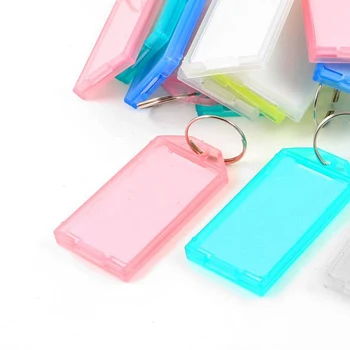 10pack (25 Pcs Multicolor Plastic Key ID Label Tags w Split Ring Keyring
10pack (25 Pcs Multicolor Plastic Key ID Label Tags w Split Ring Keyring