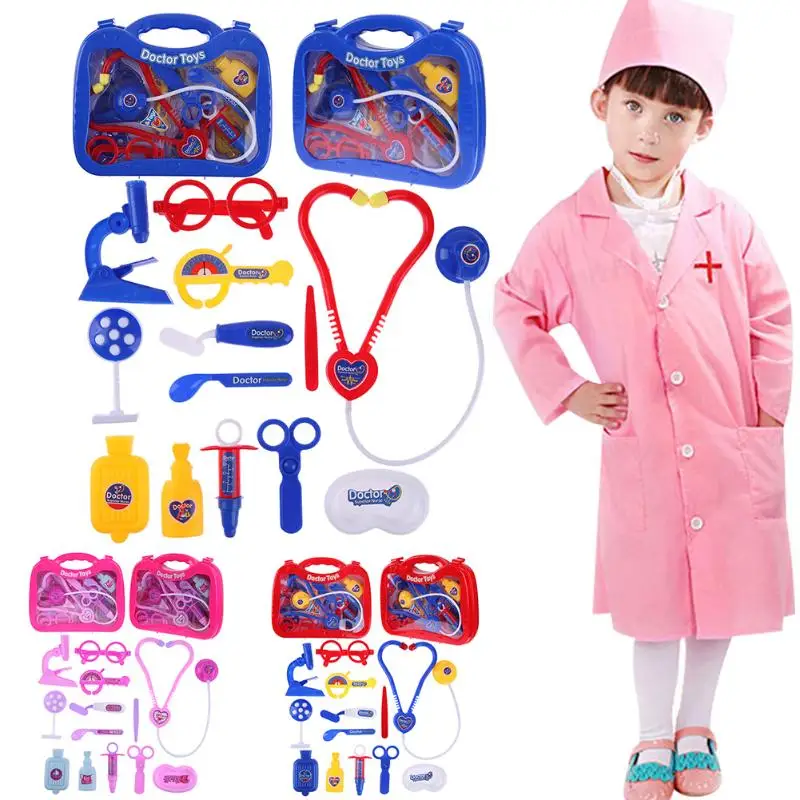 Baby Kids Funny Toys Doctor Play Sets Simulation Medicine Box Pretend Doctor Toys Gifts for Children Intelligence Role Play Toy
Baby Kids Funny Toys Doctor Play Sets Simulation Medicine Box Pretend Doctor Toys Gifts for Children Intelligence Role Play Toy
