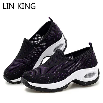 LING KING Plus Size Spring Autumn Women Casual Shoes Breathable Mesh Lazy Shoes Slip On Ladies Sneakers Height Increase Shoes
LING KING Plus Size Spring Autumn Women Casual Shoes Breathable Mesh Lazy Shoes Slip On Ladies Sneakers Height Increase Shoes