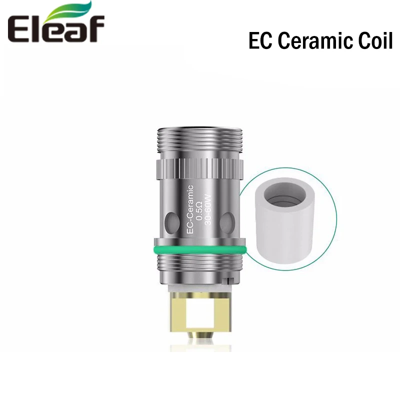 20/10/5PCS Eleaf EC Ceramic Coil Head 0.5ohm Electronic Cigarette Ceramic Coil Evaporator For Ijust 2 Atomizer Ijust 2 mini
20/10/5PCS Eleaf EC Ceramic Coil Head 0.5ohm Electronic Cigarette Ceramic Coil Evaporator For Ijust 2 Atomizer Ijust 2 mini