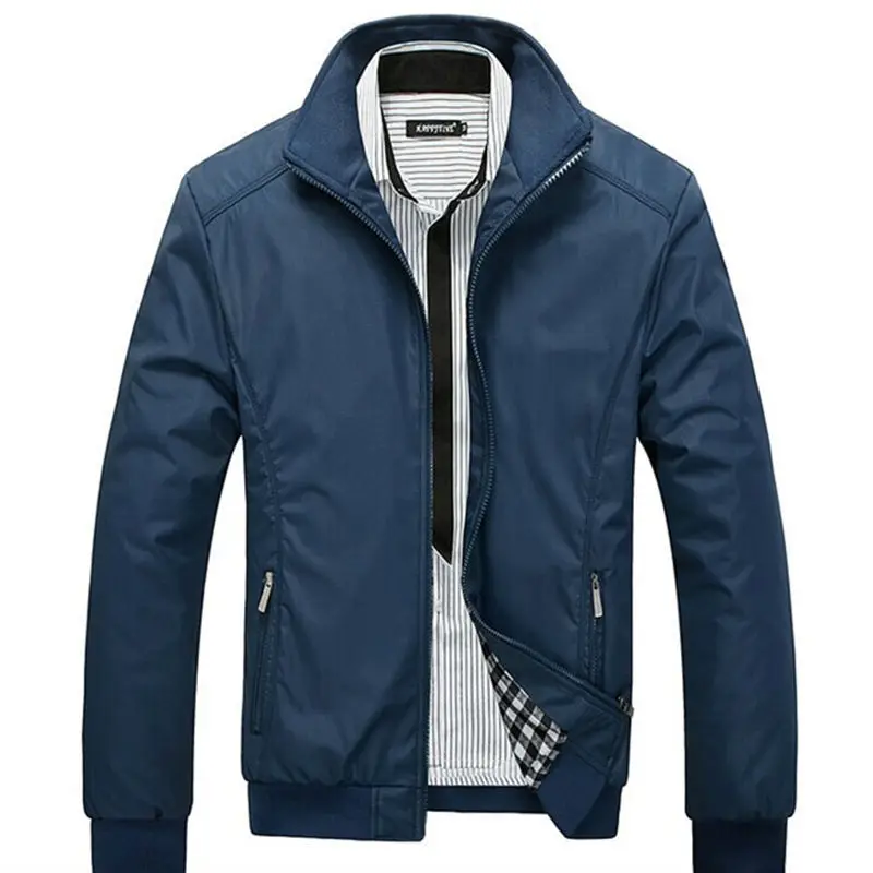 2019 New Arrival Spring Men's Solid Fashion Jacket Male Casual Slim Fit Mandarin Collar Jacket 3 Colors M-5XL
2019 New Arrival Spring Men's Solid Fashion Jacket Male Casual Slim Fit Mandarin Collar Jacket 3 Colors M-5XL