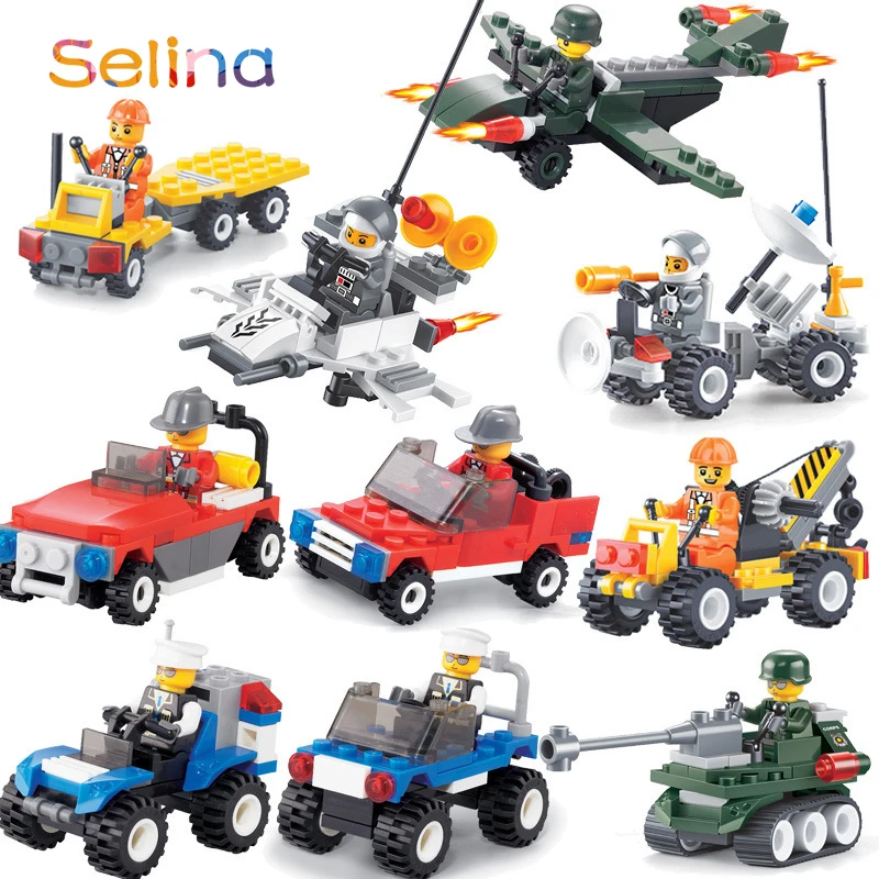 Police Fire Car Racer Plane Truck Crane Tank Spaceship Building Blocks LegoINGlys Figures Model Bricks Kit Boys Girls Toys Gifts
Police Fire Car Racer Plane Truck Crane Tank Spaceship Building Blocks LegoINGlys Figures Model Bricks Kit Boys Girls Toys Gifts