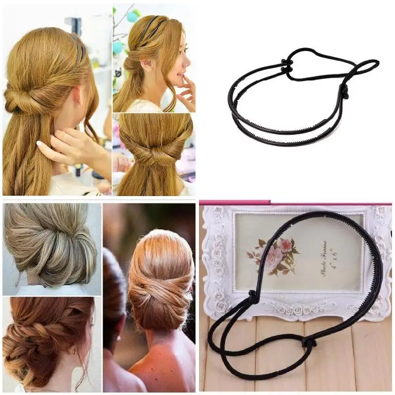 Double Root Hair Hoop Head Band Multivariant Hair Clips Adjustable Head Hoop Elastic Hair Clip For Lady Styling Accessories FM88
Double Root Hair Hoop Head Band Multivariant Hair Clips Adjustable Head Hoop Elastic Hair Clip For Lady Styling Accessories FM88