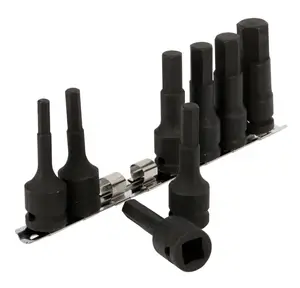 New 8Pcs 12 Drive Metric Impact Hex Socket Set(6, 7, 8, 10, 12, 14, 17, 19 mm) New 8Pcs 12 Drive Metric Impact Hex Socket Set(6, 7, 8, 10, 12, 14, 17, 19 mm)