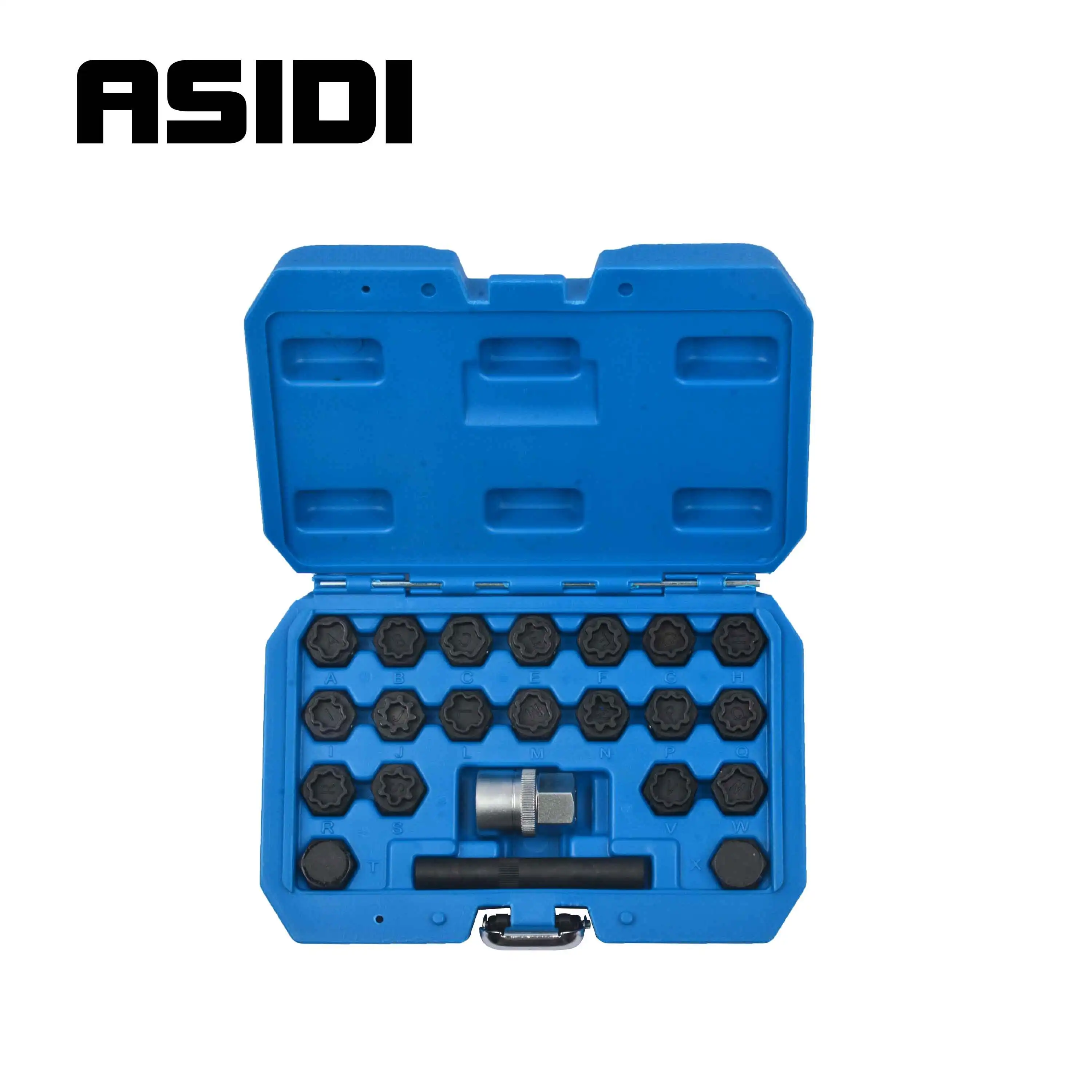 22pcs Auto Wheel Nut Lock Key Screws Socket Set Anti-theft Removal Tools For AUDI
22pcs Auto Wheel Nut Lock Key Screws Socket Set Anti-theft Removal Tools For AUDI