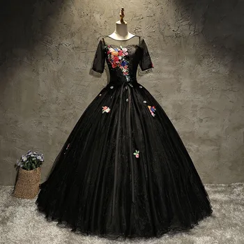 Organza Lace Beaded Appliques Ball Gown Black Cinderella Quinceanera Dresses Customade Sweet 15 Dresses Vestidos De Quinceanera
Organza Lace Beaded Appliques Ball Gown Black Cinderella Quinceanera Dresses Customade Sweet 15 Dresses Vestidos De Quinceanera
