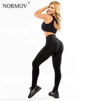 NORMOV Leggings Women Push Up Polyester Fitness Legging Large Size Black Slim Jeggings High Waist Leggings Trousers Women S-XL
NORMOV Leggings Women Push Up Polyester Fitness Legging Large Size Black Slim Jeggings High Waist Leggings Trousers Women S-XL