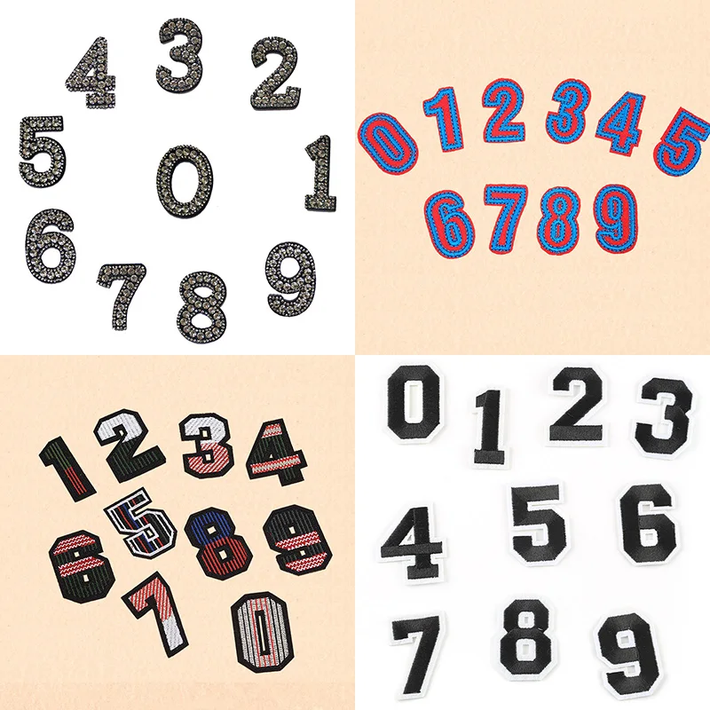 1Pcs 0-9 Number Mix Patch for Clothing Iron on Embroidered Sew Applique Cute Patch Fabric Badge Garment DIY Apparel Accessories
1Pcs 0-9 Number Mix Patch for Clothing Iron on Embroidered Sew Applique Cute Patch Fabric Badge Garment DIY Apparel Accessories