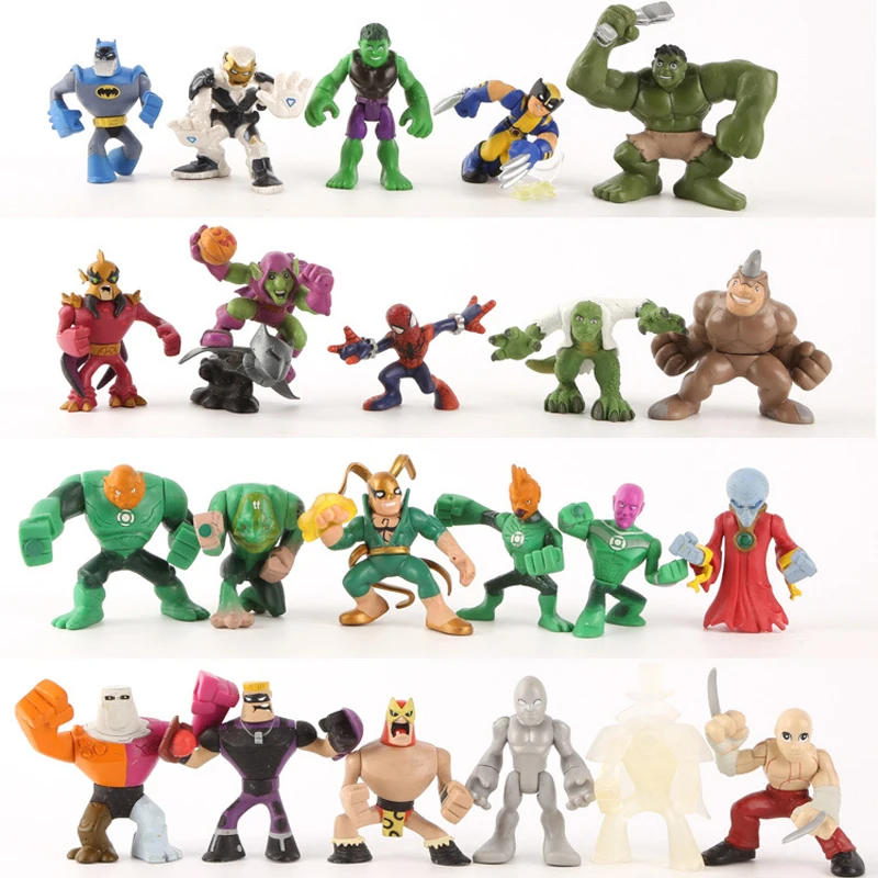 Mini Marvel Super Hero Wolverine Hulk Spider Man Batman Model Collection Ornaments Action Figure Toy Doll
Mini Marvel Super Hero Wolverine Hulk Spider Man Batman Model Collection Ornaments Action Figure Toy Doll