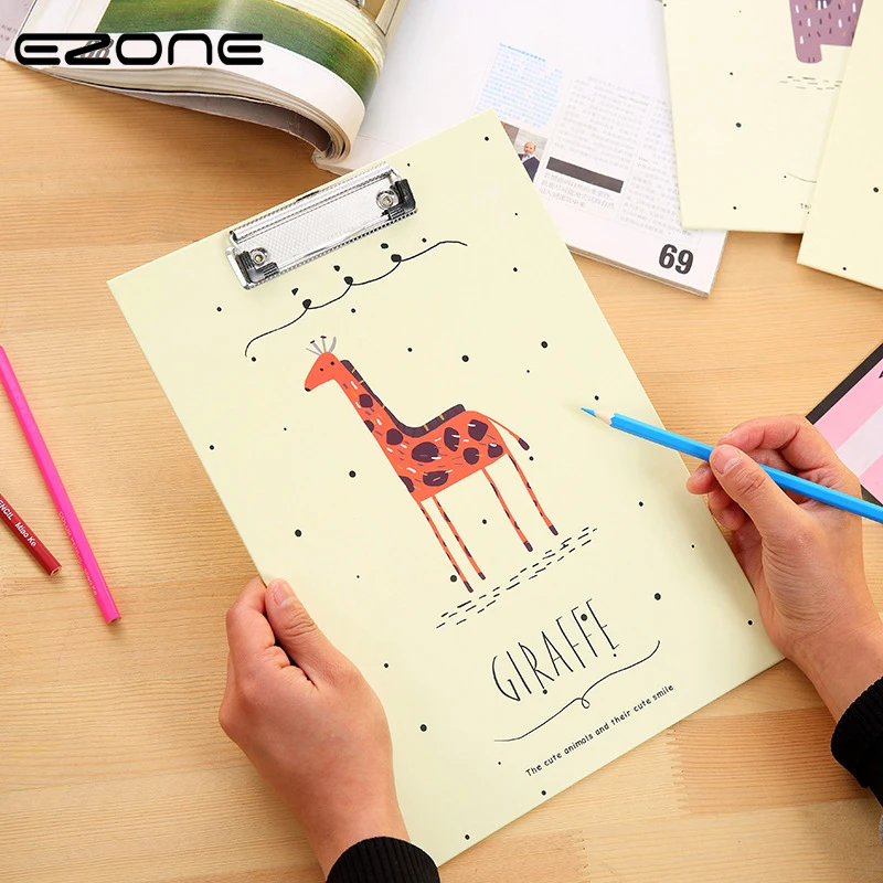 EZONE A4 Animals File Folder Straight Plywood Signed Clipboard Kawaii Wooden WordPad Vertical Writing Board Students Stationery
EZONE A4 Animals File Folder Straight Plywood Signed Clipboard Kawaii Wooden WordPad Vertical Writing Board Students Stationery