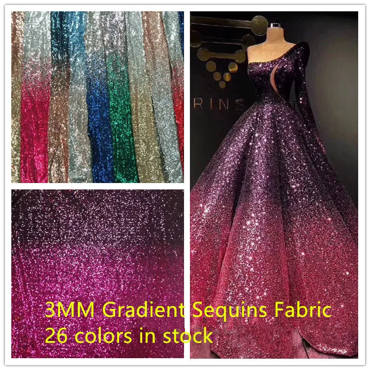 Glitter Gradient Sequins Fabric DIY Sparkly Fabric for Dresses Shoes Bags Clothing Stage Shows Celebrations Wedding Party Decors
Glitter Gradient Sequins Fabric DIY Sparkly Fabric for Dresses Shoes Bags Clothing Stage Shows Celebrations Wedding Party Decors