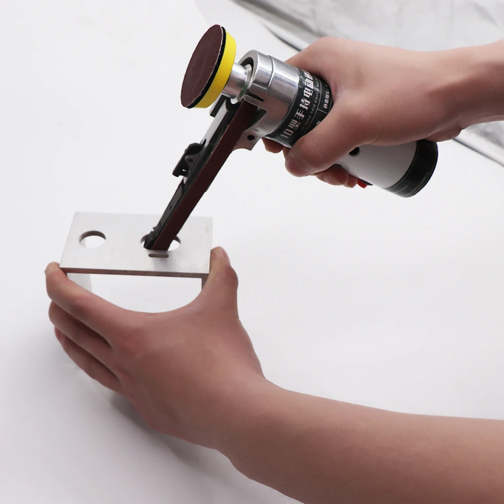 Meterk Electric Belt Sander Mini Belt Sander Electric Grinder with Sanding Belts Small Grinding Machine Electric Belt Sander
Meterk Electric Belt Sander Mini Belt Sander Electric Grinder with Sanding Belts Small Grinding Machine Electric Belt Sander