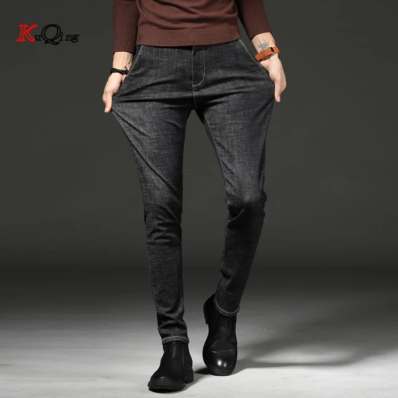KUQING jeans for mens slim fit pants classic jeans male denim jeans trousers casual skinny straight elasticity pant
KUQING jeans for mens slim fit pants classic jeans male denim jeans trousers casual skinny straight elasticity pant
