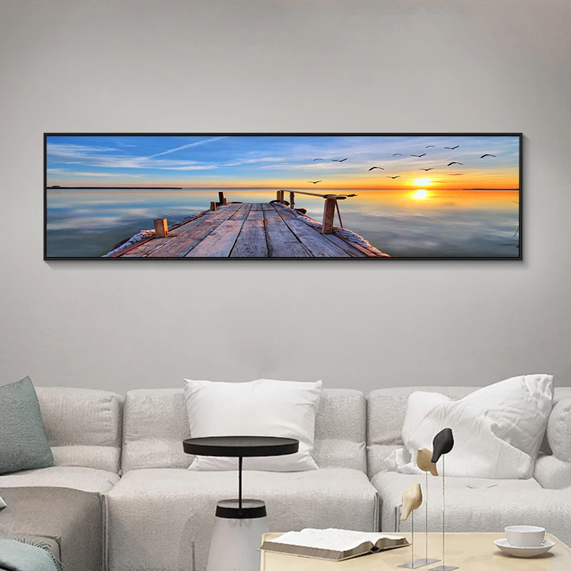 Nature Picture Sea beach Bridge Sunset Painting Landscape One direction Poster Wall Print Large Led Canvas Art for Living Room
Nature Picture Sea beach Bridge Sunset Painting Landscape One direction Poster Wall Print Large Led Canvas Art for Living Room