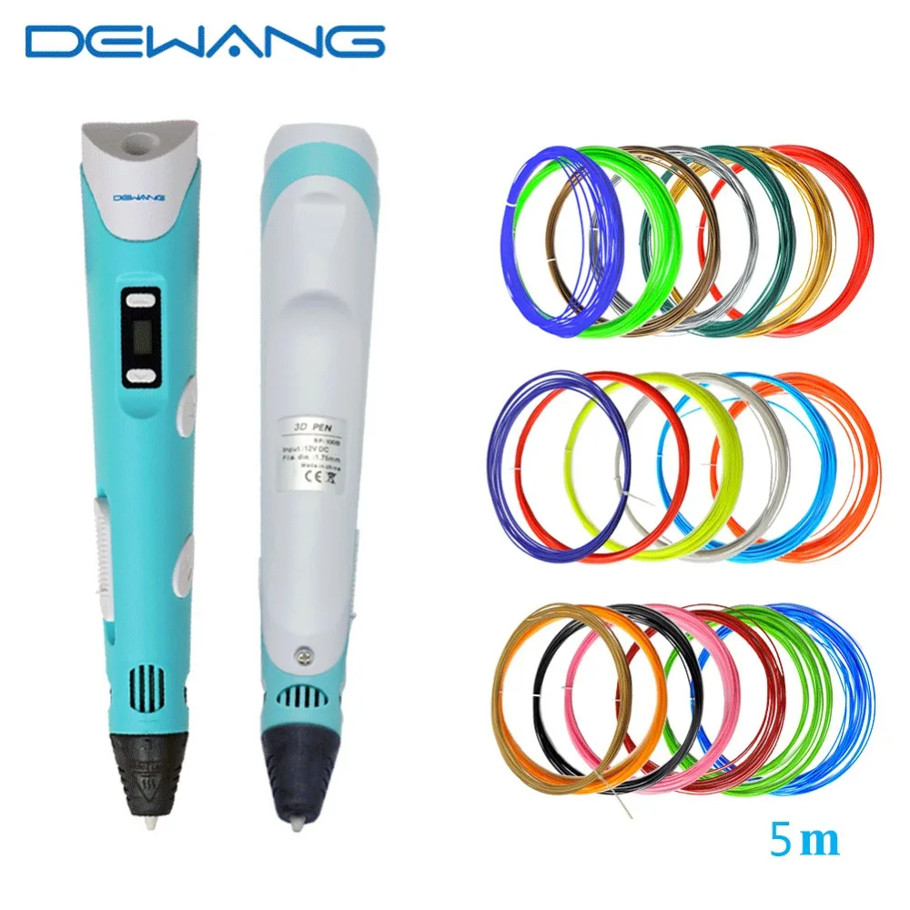 3D Printer Pen Hot Selling High Quality ABS PLA Filament 20 Color 5M Materials 3D Best Gift For Kids Printing Pen Free shipping
3D Printer Pen Hot Selling High Quality ABS PLA Filament 20 Color 5M Materials 3D Best Gift For Kids Printing Pen Free shipping