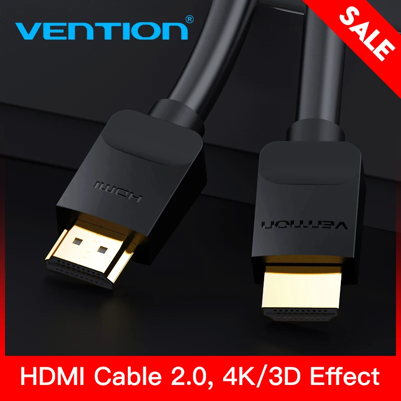 Vention HDMI Cable 2.0 HDMI to HDMI Cable 4K 3D for HD TV LCD Laptop PS3 Projector Computer Cable HDMI 0.75m 1m 1.5m 2m 3m 5m
Vention HDMI Cable 2.0 HDMI to HDMI Cable 4K 3D for HD TV LCD Laptop PS3 Projector Computer Cable HDMI 0.75m 1m 1.5m 2m 3m 5m