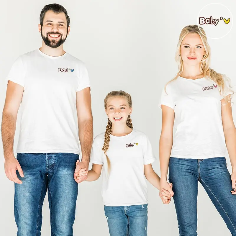 dad mom baby family look matching outfits mono madre e hija father son funny letter t shirt cotton for boys kid set mommy and me
dad mom baby family look matching outfits mono madre e hija father son funny letter t shirt cotton for boys kid set mommy and me
