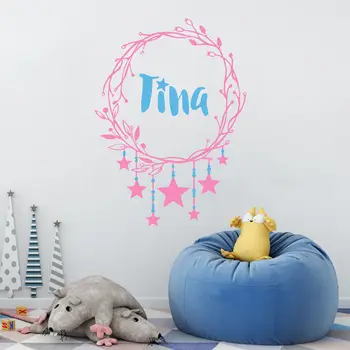 YOYOYU Wall Decal Personalized Custom Name Monogram First Name Vinyl Decal Sticker Bedroom Art Adesivo Wall Sticker ZX048
YOYOYU Wall Decal Personalized Custom Name Monogram First Name Vinyl Decal Sticker Bedroom Art Adesivo Wall Sticker ZX048