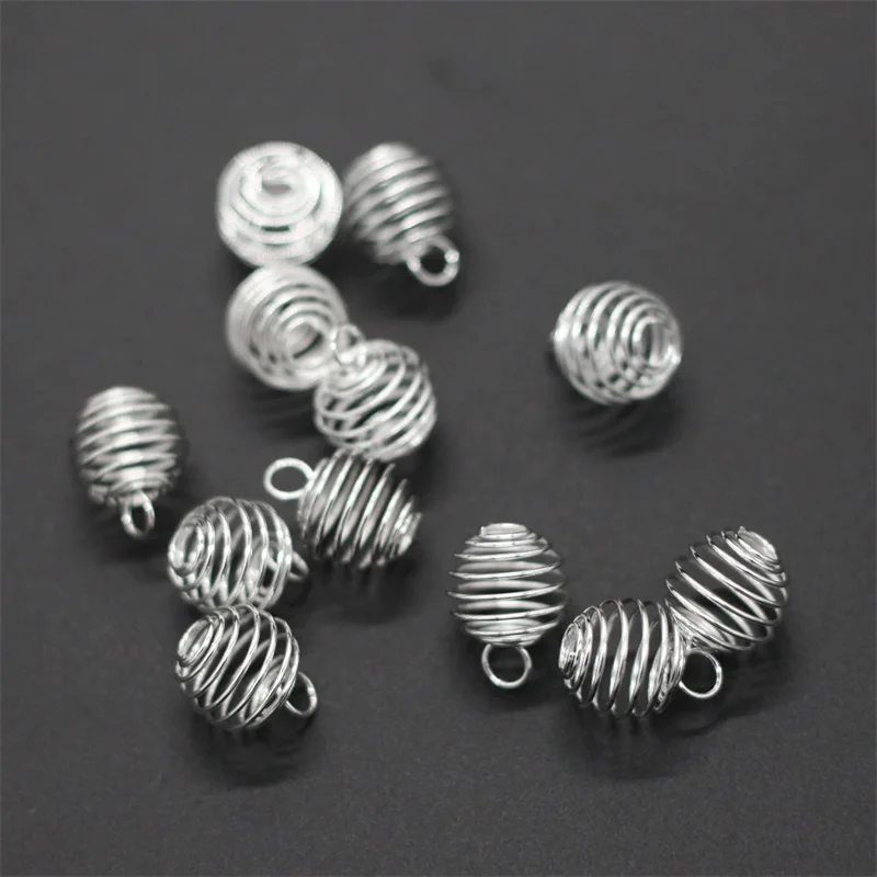10 Pcs/Bag Hollow Spring Ball Charms Hang Ball Beads Diy Dangle Earrings Handmade Crafts Jewelry Accessories Making Finding
10 Pcs/Bag Hollow Spring Ball Charms Hang Ball Beads Diy Dangle Earrings Handmade Crafts Jewelry Accessories Making Finding