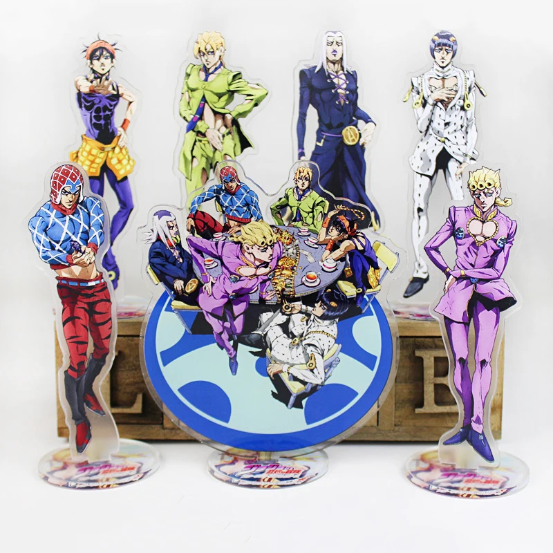 Аниме Jojo Необычные Приключения Дисплей Стенд фигурка модель пластина Держатель