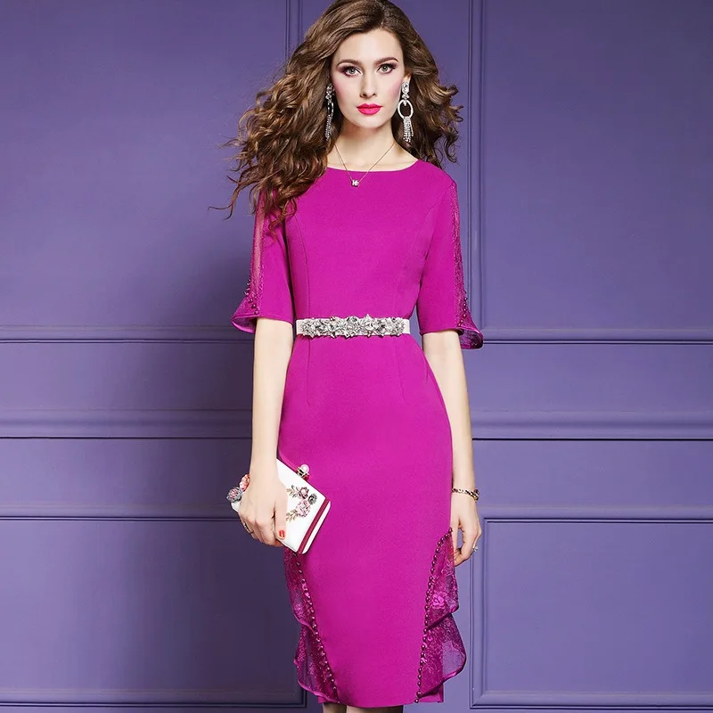 2019 new Spring Designer Lace sexy Beading dress Women sexy Ruffles Party Dress Plus Size Office short sleeved summer dresses
2019 new Spring Designer Lace sexy Beading dress Women sexy Ruffles Party Dress Plus Size Office short sleeved summer dresses