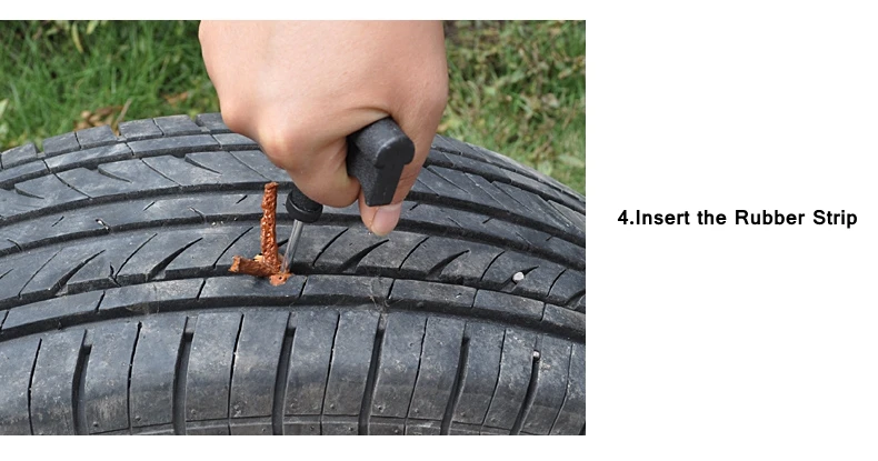 Car Tire Repair Kit Car Bike Auto Tubeless Tire Tyre Puncture Plug Repair Tool Kit (14)
