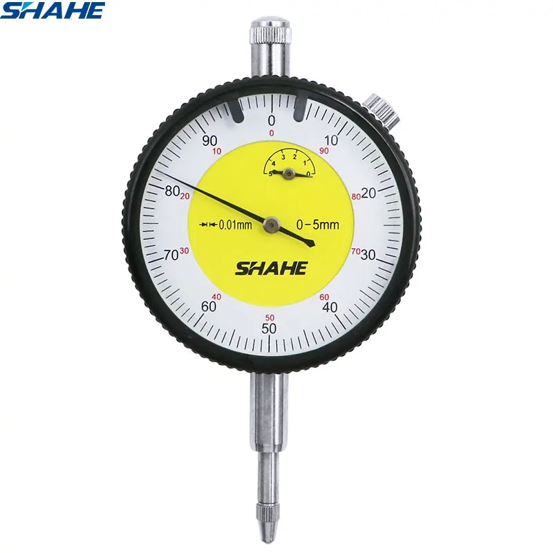 shahe 0-5 mm precision tool 0.01 mm dial indicator gauge dial indicator Accuracy Industrial/Home Use Portable Measuring Tool
shahe 0-5 mm precision tool 0.01 mm dial indicator gauge dial indicator Accuracy Industrial/Home Use Portable Measuring Tool