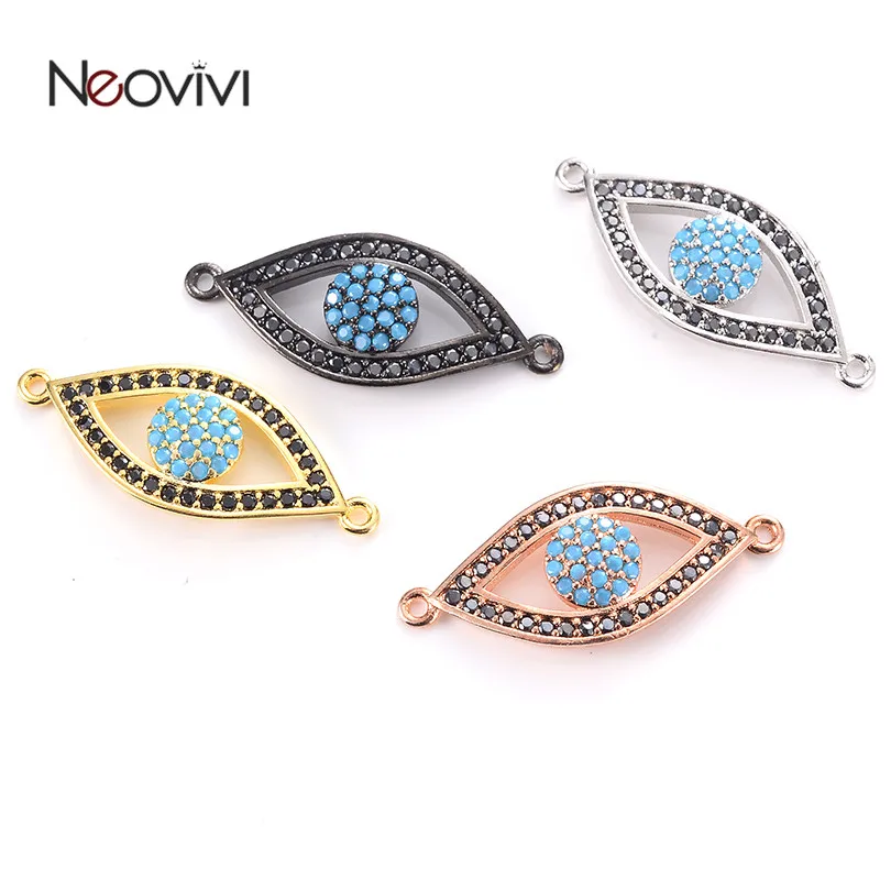 Neovivi Turkish Devil's Eye Charms Hollow Beads for Jewelry Making Pave Black Blue Cubic Zirconia Brass Connector Bracelets DIY
Neovivi Turkish Devil's Eye Charms Hollow Beads for Jewelry Making Pave Black Blue Cubic Zirconia Brass Connector Bracelets DIY