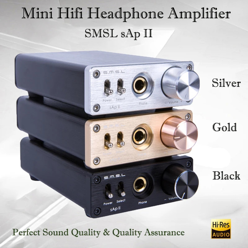 SMSL sAp II Hifi Headphone Amplifier Audio TPA6120A2 Double input Portable Headphone Amp Sound Amplifiers Mini Amplificador
SMSL sAp II Hifi Headphone Amplifier Audio TPA6120A2 Double input Portable Headphone Amp Sound Amplifiers Mini Amplificador