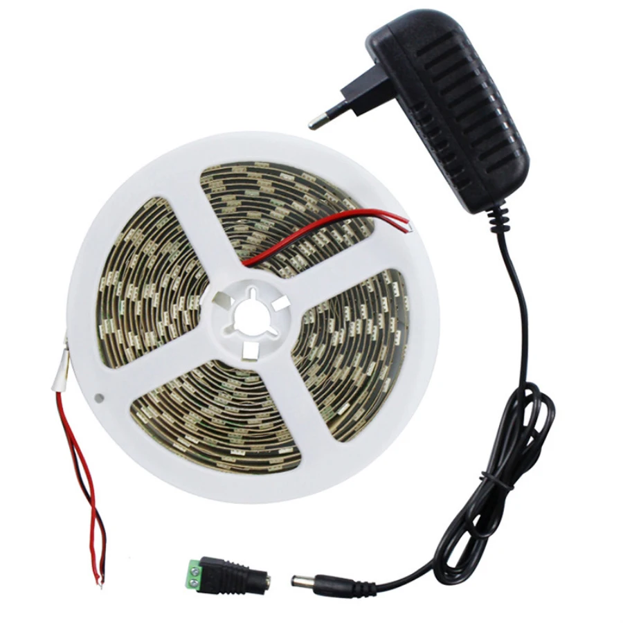 5050 Ice Blue LED Strip Light 5M 60Led/m Non-waterproof DC 12V Led Ribbon Tape with 12V 2A Power Adapter Supply D
5050 Ice Blue LED Strip Light 5M 60Led/m Non-waterproof DC 12V Led Ribbon Tape with 12V 2A Power Adapter Supply D