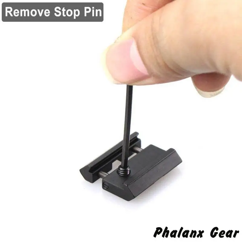 11 turning 20mm track / 11mm to 22mm Airgun Dovetail to Picatinny / Aluminum rail adapter
11 turning 20mm track / 11mm to 22mm Airgun Dovetail to Picatinny / Aluminum rail adapter