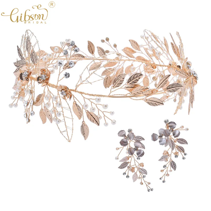 Golden Wedding Collections Tiara Hair Crown With Earrings Bridal Boho Tiaras Headband For Any Occasion Hairstyle Headpiece
Golden Wedding Collections Tiara Hair Crown With Earrings Bridal Boho Tiaras Headband For Any Occasion Hairstyle Headpiece