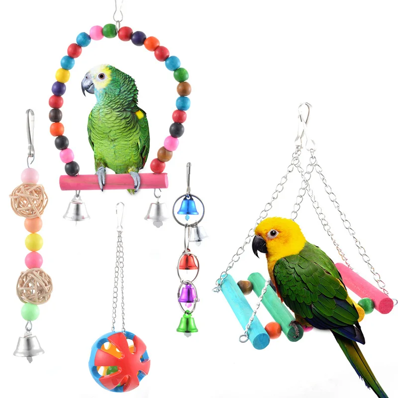 1set Colorful Parrot Chew Toys Suspension Hanging Bridge Chain Pet Bird Parrot Cage Toys Bird Cage Toys For Parrots Pet Tools
1set Colorful Parrot Chew Toys Suspension Hanging Bridge Chain Pet Bird Parrot Cage Toys Bird Cage Toys For Parrots Pet Tools