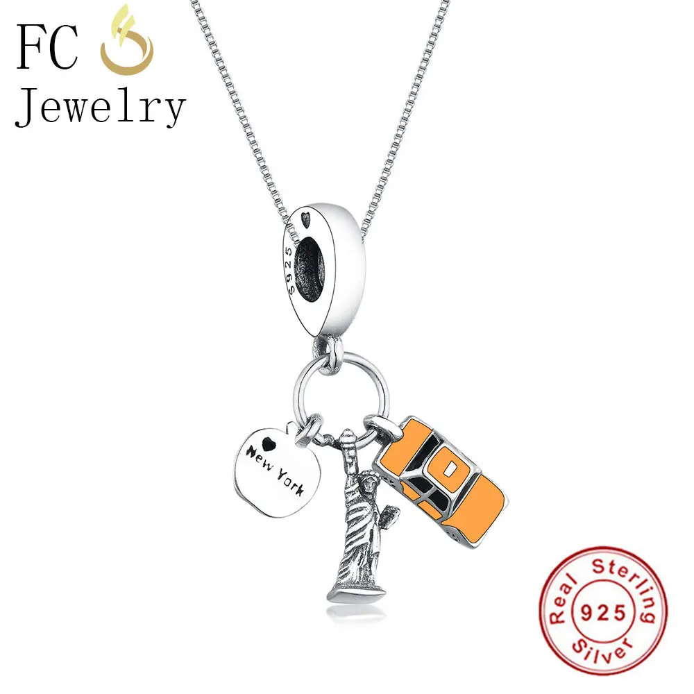 FC Jewelry 925 Sterling Silver Statue of Liberty New York Enamel Car Pendants Necklaces Chain Women Chokers Christmas Trinket
FC Jewelry 925 Sterling Silver Statue of Liberty New York Enamel Car Pendants Necklaces Chain Women Chokers Christmas Trinket