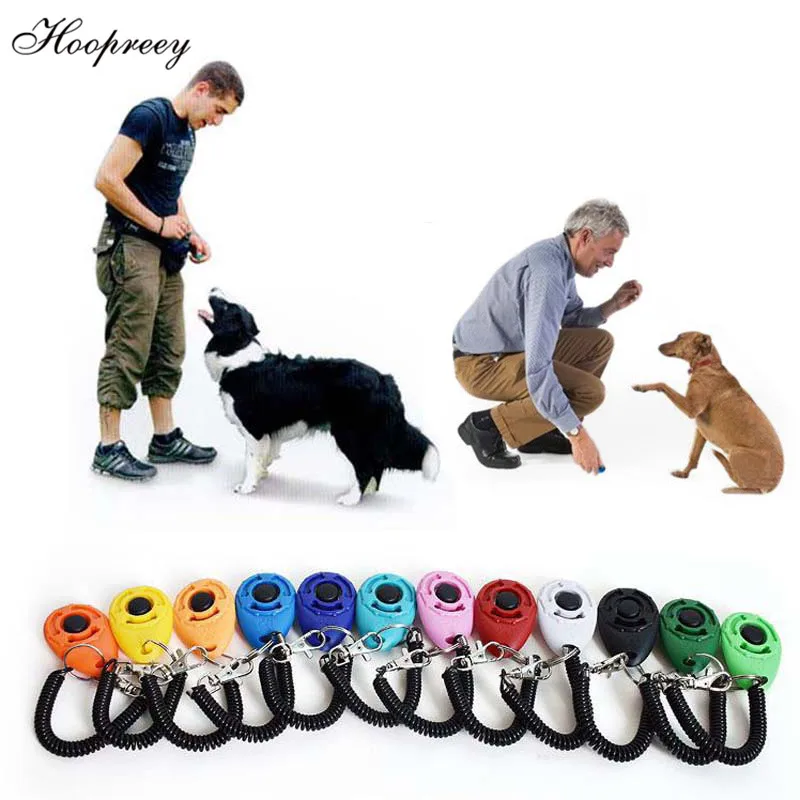 

1 Pc Portable Dog Training Clicker Wrist Strap Whistle Clicker Trainer for Dogs Cats Adjustable Key Chain Training Supplies 10E
