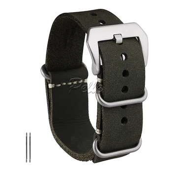 Pelle 26mm Retro Green Crazy Horse Leather Strap Silver Buckle Leather Watch Band With Double Sides Leather Watch Strap
Pelle 26mm Retro Green Crazy Horse Leather Strap Silver Buckle Leather Watch Band With Double Sides Leather Watch Strap