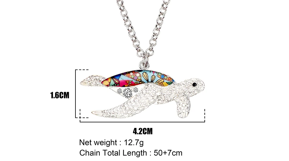 Turtle Shell Necklace Sizes