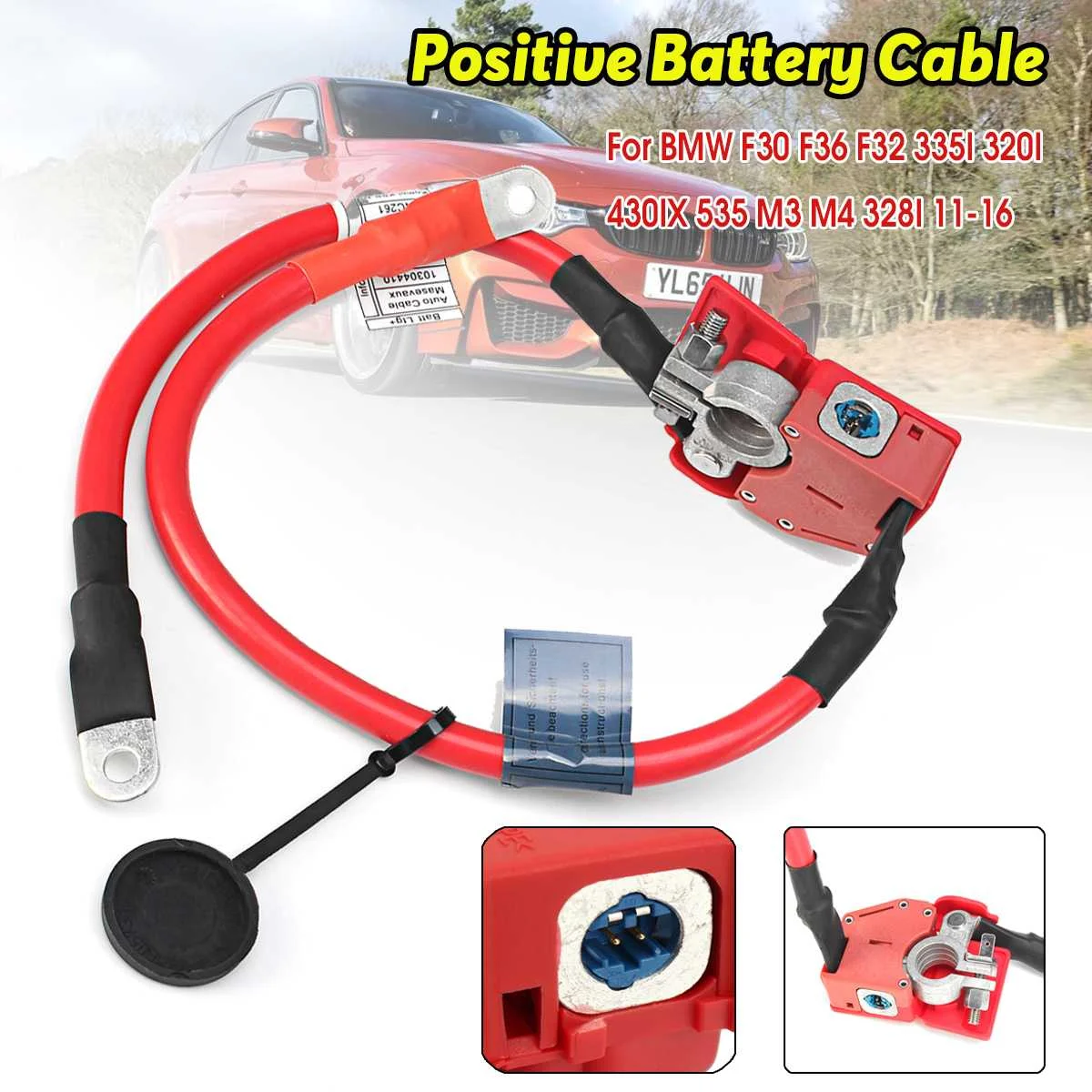 Car Battery Overload Protector Cable Wire Terminal 61129259425 61126834543 For BMW F30 F36 F32 335I 320I 430IX 535 M3 M4 11-16
Car Battery Overload Protector Cable Wire Terminal 61129259425 61126834543 For BMW F30 F36 F32 335I 320I 430IX 535 M3 M4 11-16