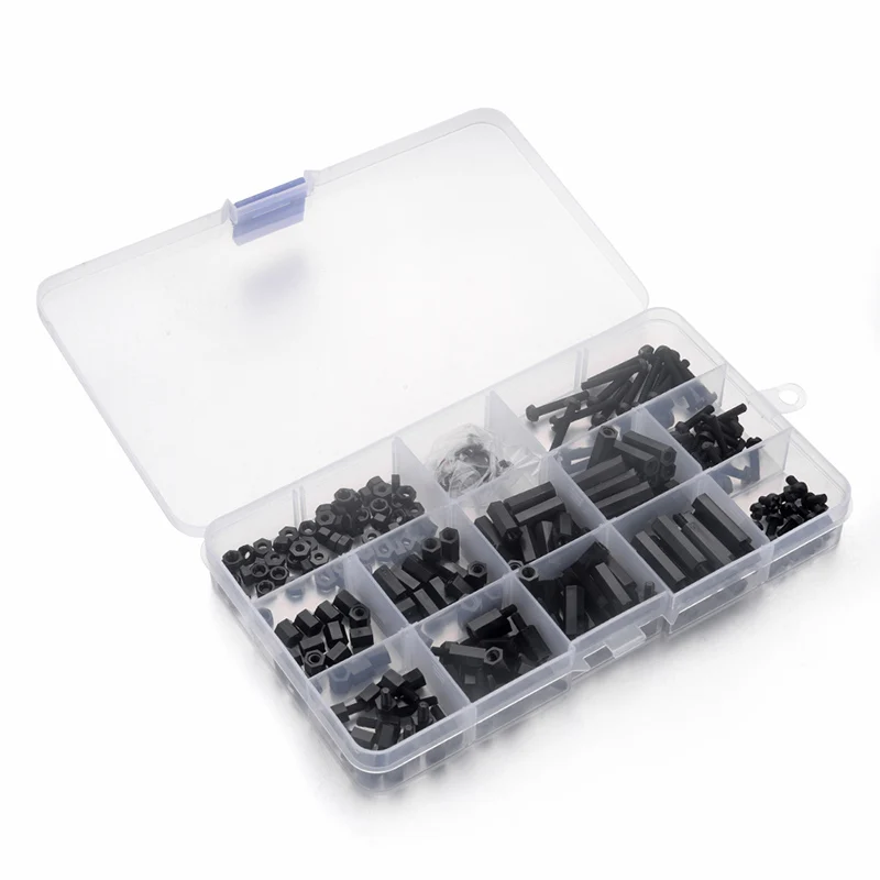 260Pcs/Box Spacer Hex Column Screw Nut Kit Assortment M3 Standoffs Threaded Pillar Repair Tool JA55
260Pcs/Box Spacer Hex Column Screw Nut Kit Assortment M3 Standoffs Threaded Pillar Repair Tool JA55
