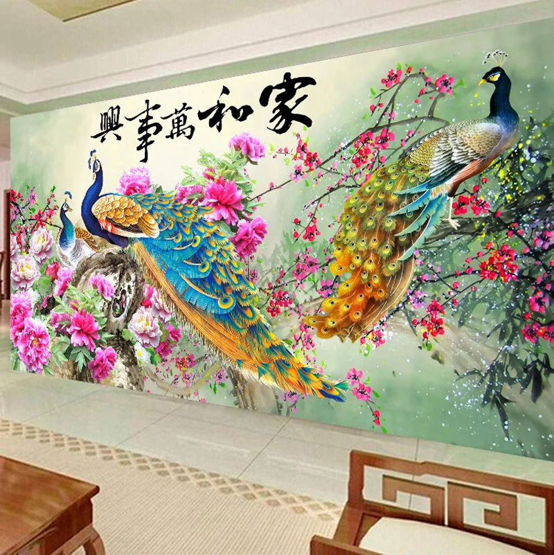 DIY Diamond Embroidery,Round Diamond Peony Peacock Landscape Full rhinestone 5D Diamond painting cross stitch,needlework
DIY Diamond Embroidery,Round Diamond Peony Peacock Landscape Full rhinestone 5D Diamond painting cross stitch,needlework