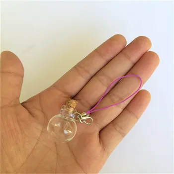 Ball Shaped Mini Glass Bottle Pendants Keychain Small Wishing Bottles With Corks Vials 10 pcs 20x24x6 mm
Ball Shaped Mini Glass Bottle Pendants Keychain Small Wishing Bottles With Corks Vials 10 pcs 20x24x6 mm