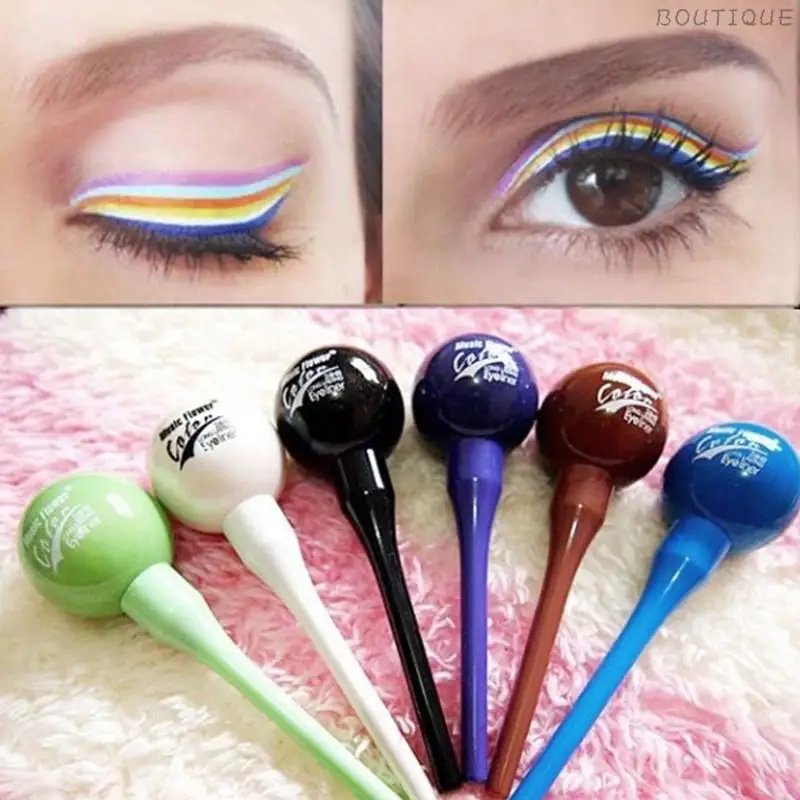 Eyeliner liquid multicolor lollipop cosmetic waterproof liquid eyeliner eye liner pencil pen makeu
Eyeliner liquid multicolor lollipop cosmetic waterproof liquid eyeliner eye liner pencil pen makeu