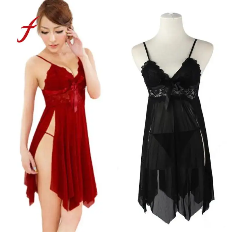 Feitong Sexy Women Sleepwear Dress Fashion Casual Lingerie Women Underwear Sleepwear Lace Dress G-string Nightwear 5/4
Feitong Sexy Women Sleepwear Dress Fashion Casual Lingerie Women Underwear Sleepwear Lace Dress G-string Nightwear 5/4