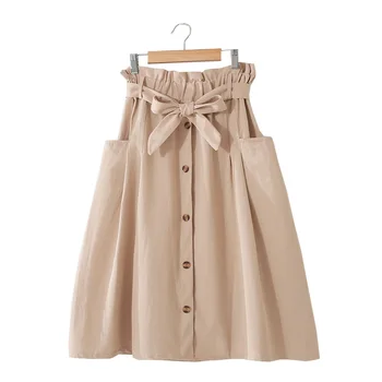 2019 Women Summer Skirts Stretch High Waist Vintage Pocket Women Cotton Midi Skirt Faldas Jupe Femme Women White Skirt Saia
2019 Women Summer Skirts Stretch High Waist Vintage Pocket Women Cotton Midi Skirt Faldas Jupe Femme Women White Skirt Saia