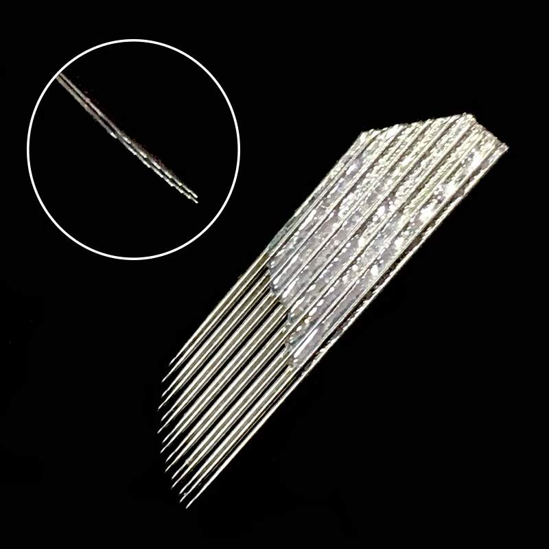 100 Pcs 2 Rows 15 Permanent Makeup Eyebrow Tattoo Blade Microblading Needles For 3D Embroidery Manual Tattoo Pen
100 Pcs 2 Rows 15 Permanent Makeup Eyebrow Tattoo Blade Microblading Needles For 3D Embroidery Manual Tattoo Pen
